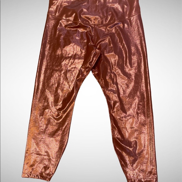 Nike One Icon Shimmer 7/8 Training Leggings 1X NWT - Picture 6 of 8